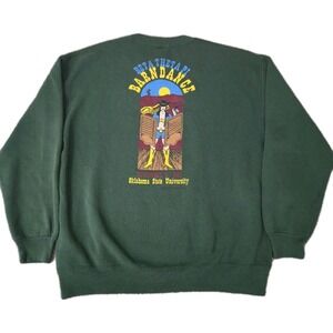 Vintage Barn Dance Sweatshirt Mens XXL Sorority Fraternity 90s Oklahoma State